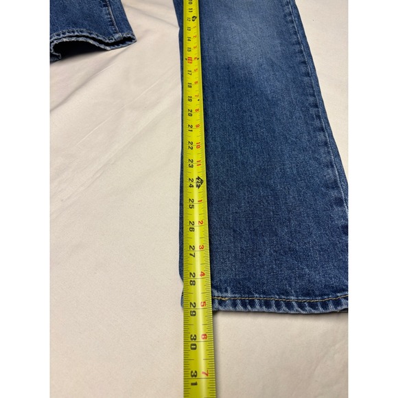 Abercrombie & Fitch Slim Straight Jeans Blue Wash Women's Size 26X30 Button Fly - Picture 13 of 15